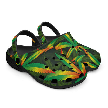 RASTA GANJA CLOGS