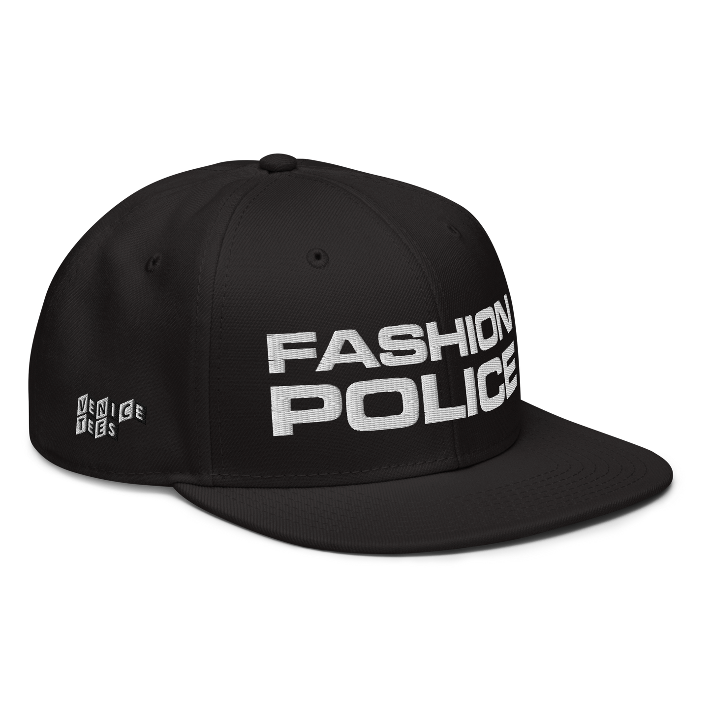 FASHION POLICE SNAPBACK CAP