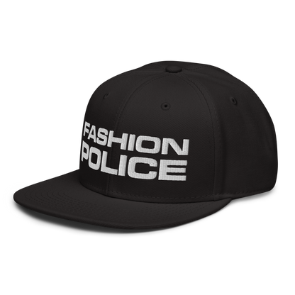 FASHION POLICE SNAPBACK CAP