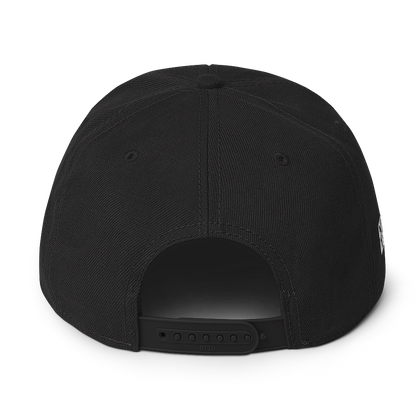 PUSSY BLACK SNAPBACK CAP