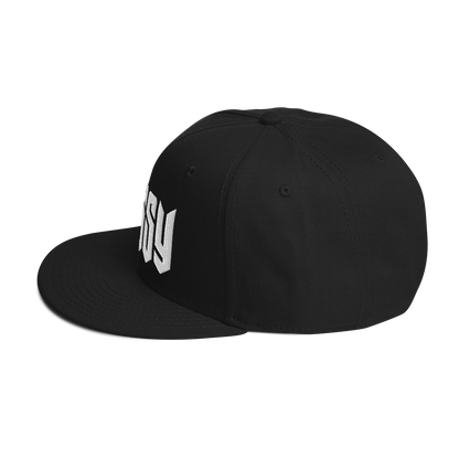 PUSSY BLACK SNAPBACK CAP