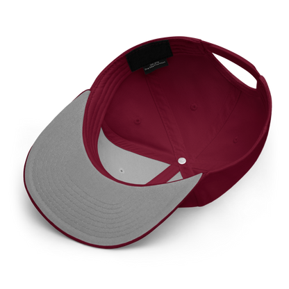 PUSSY MAROON SNAPBACK CAP