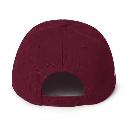 PUSSY MAROON SNAPBACK CAP