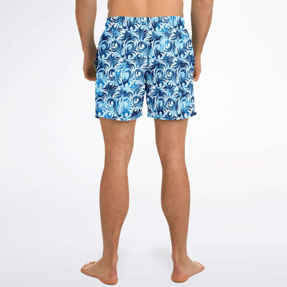 SWIM TRUNKS TRIBAL BLUE - VENICE TEES®