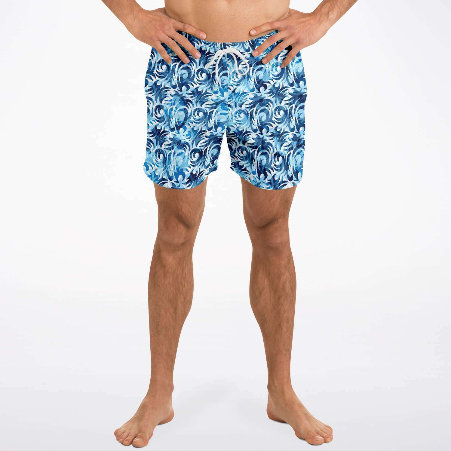 SWIM TRUNKS TRIBAL BLUE - VENICE TEES®
