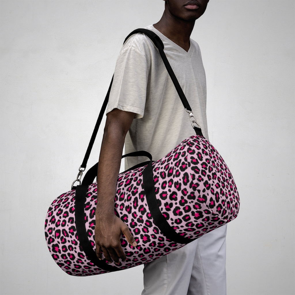 PINK LEOPARD DUFFEL BAG - VENICE TEES®