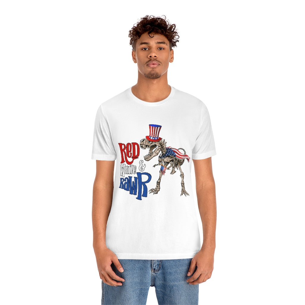 RED WHITE & RAWR - VENICE TEES®