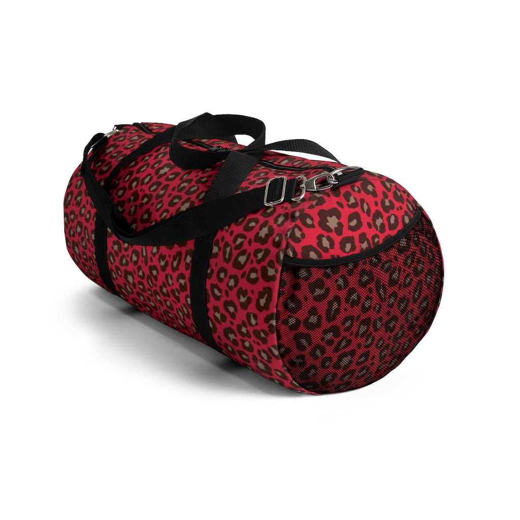 RED LEOPARD DUFFEL BAG - VENICE TEES®