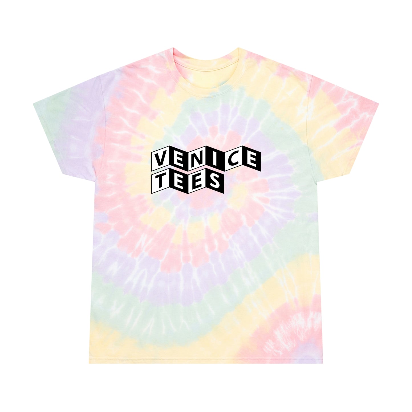 VENICE TEES LIGHT SPIRAL TIE DYE