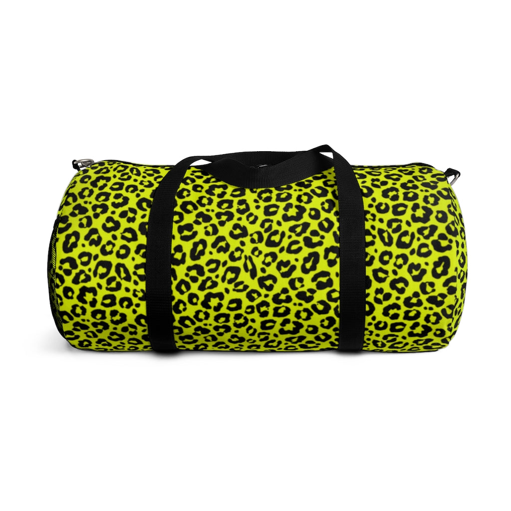 YELLOW LEOPARD DUFFEL BAG - VENICE TEES®