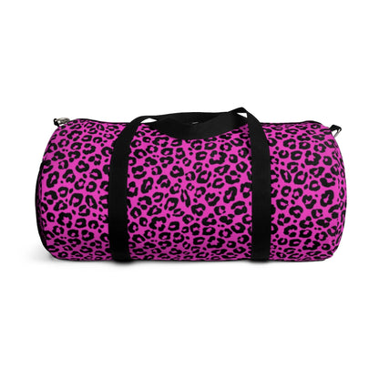 NEON PINK LEOPARD DUFFEL BAG - VENICE TEES®