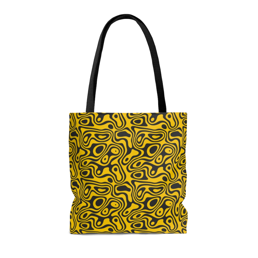 FLUIDITY YELLOW TOTE BAG - VENICE TEES®