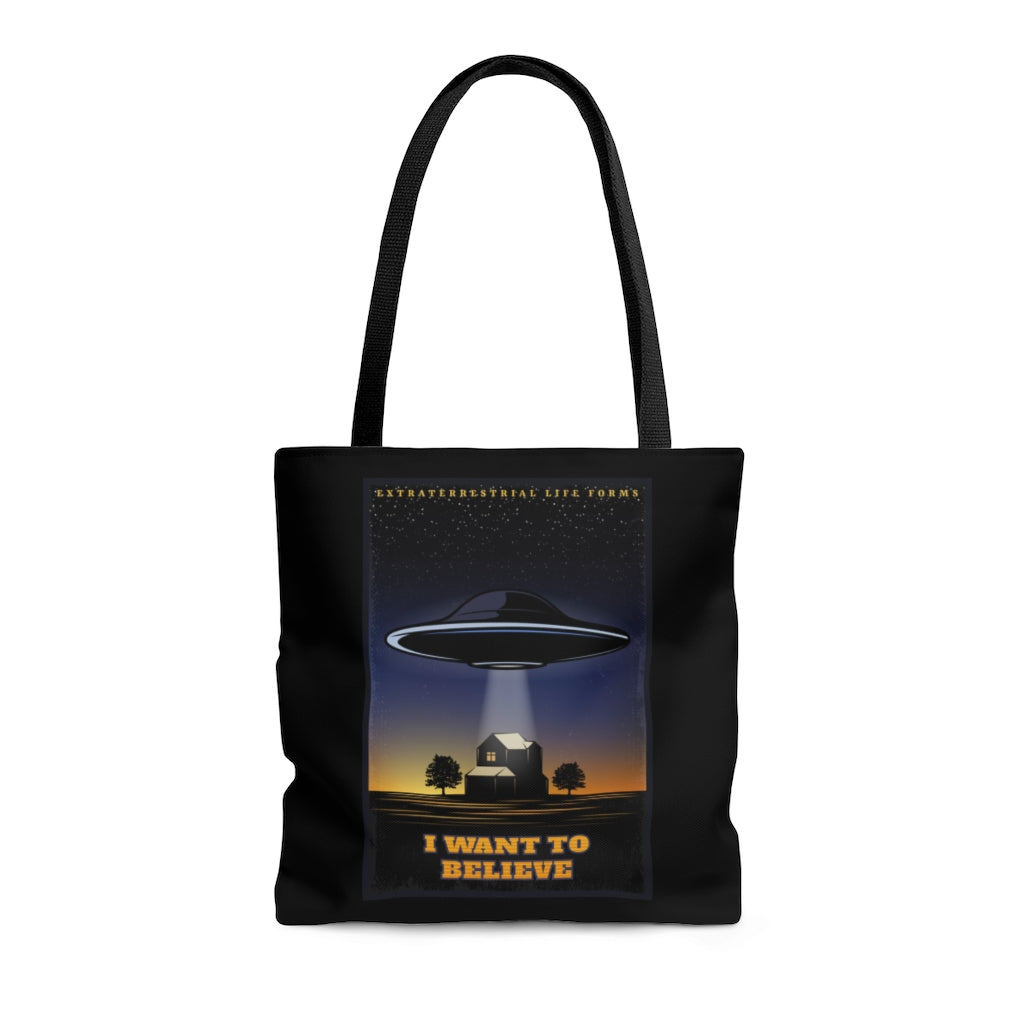 I WANT TO BELIEVE TOTE BAG - VENICE TEES®