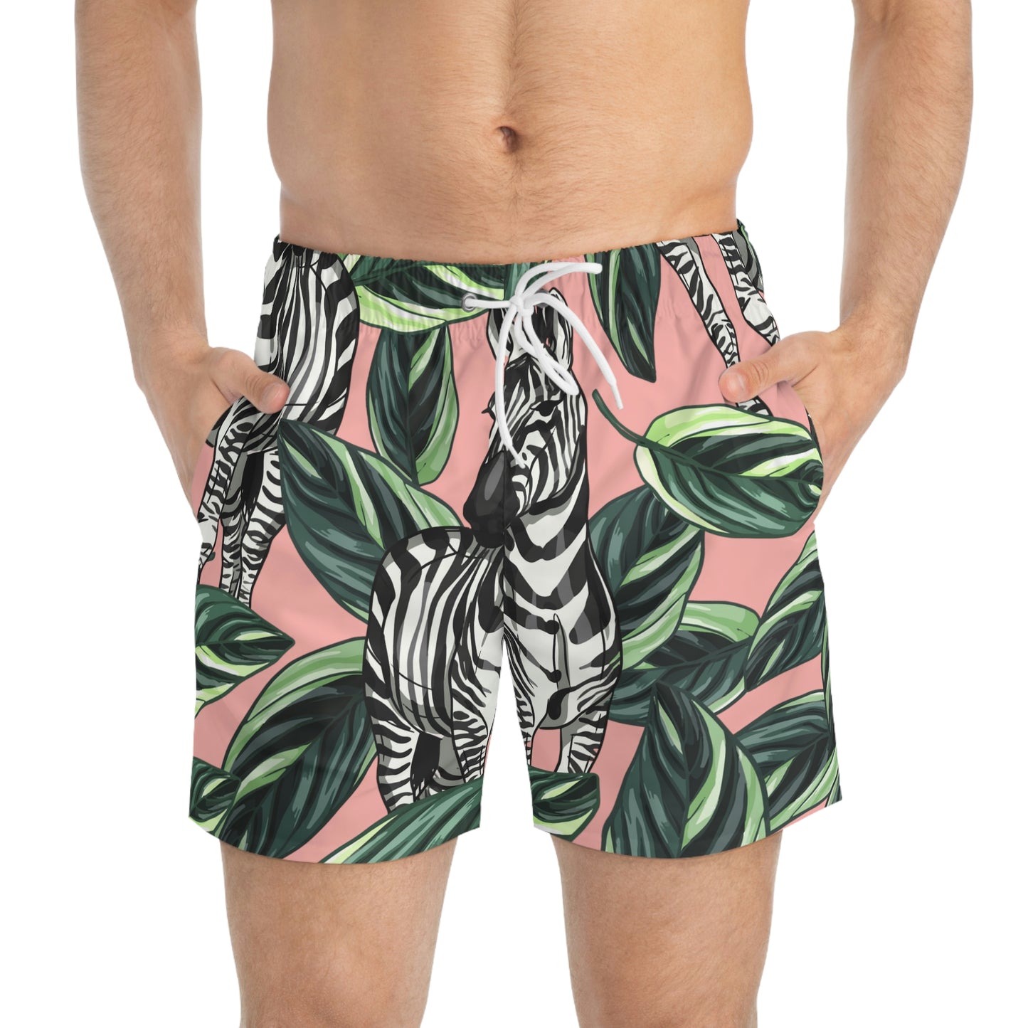 SWIM TRUNKS JUNGLE ZEBRA