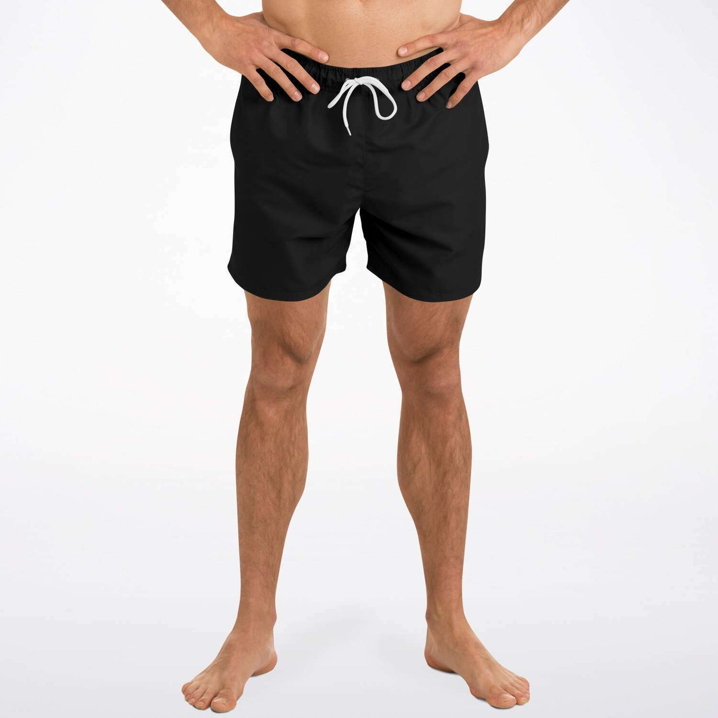 SWIM TRUNKS BLACK & PINK - VENICE TEES®