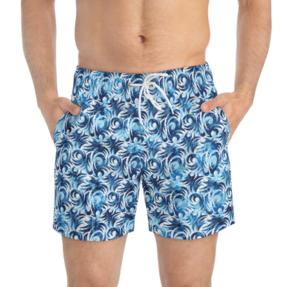 SWIM TRUNKS TRIBAL BLUE - VENICE TEES®