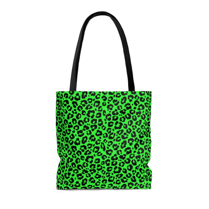 GREEN LEOPARD TOTE BAG - VENICE TEES®