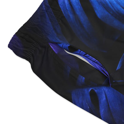 SWIM TRUNKS PURPLE LEAF - VENICE TEES®