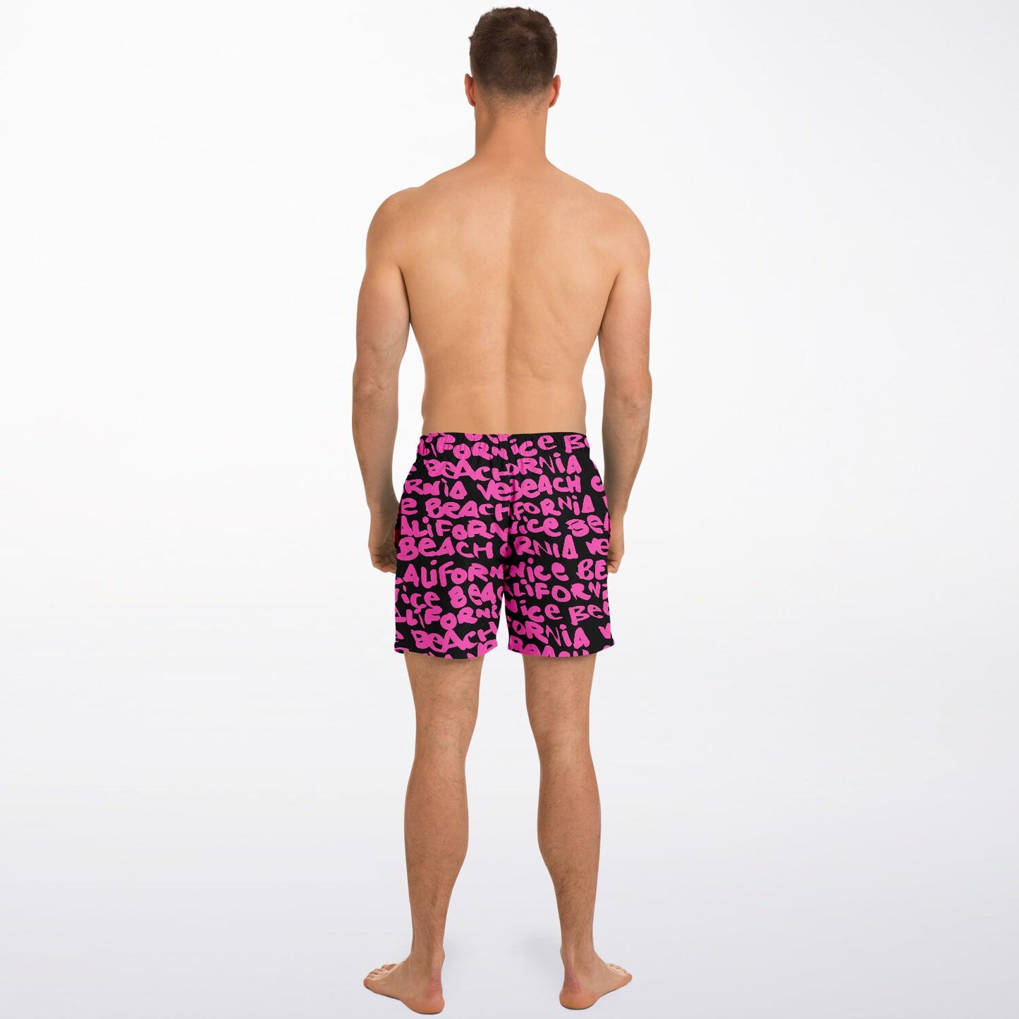 SWIM TRUNKS VENICE PINK