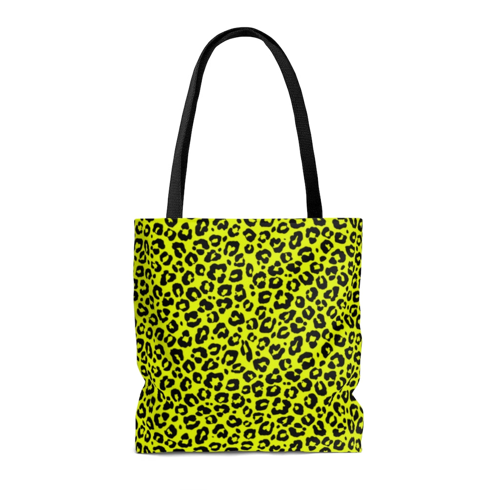 YELLOW LEOPARD TOTE BAG - VENICE TEES®