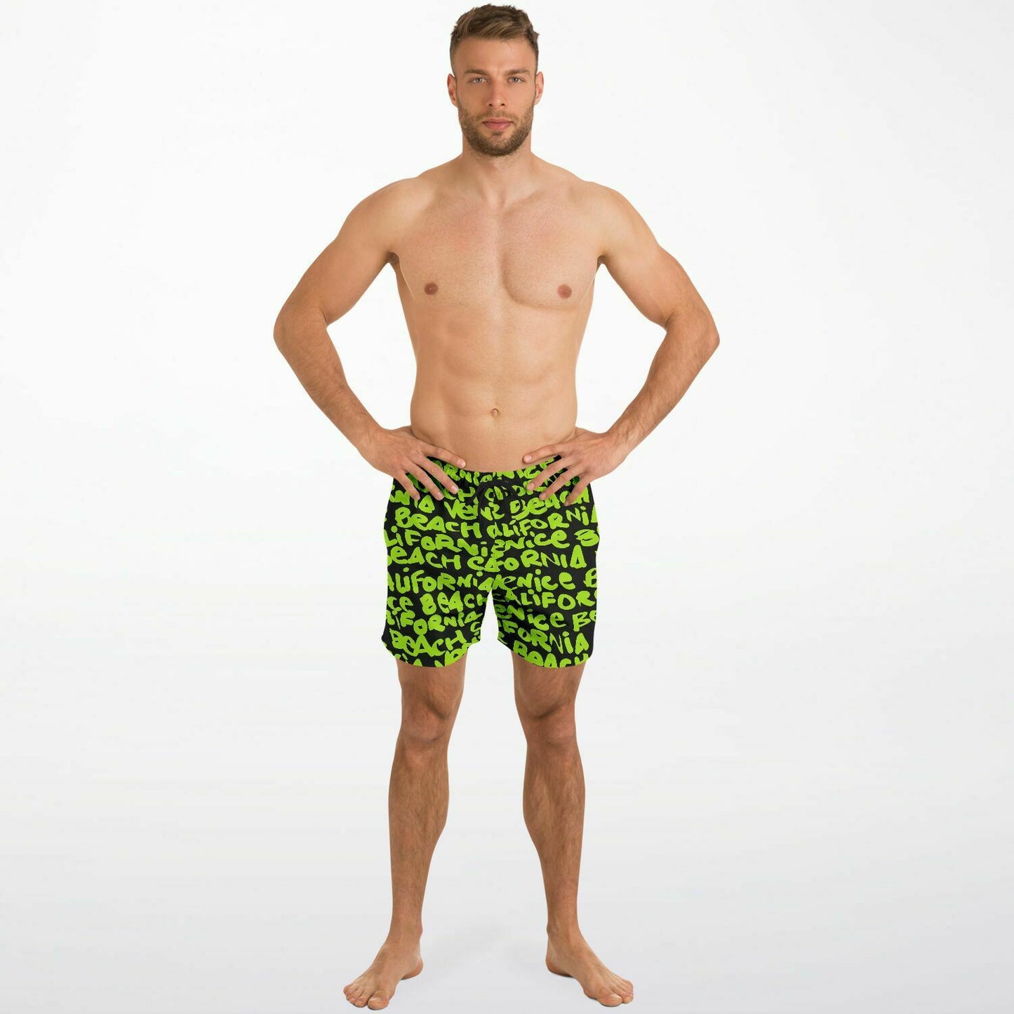 SWIM TRUNKS VENICE GREEN