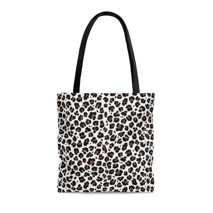 WHITE LEOPARD TOTE BAG - VENICE TEES®