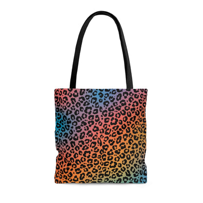 RAINBOW LEOPARD TOTE BAG - VENICE TEES®