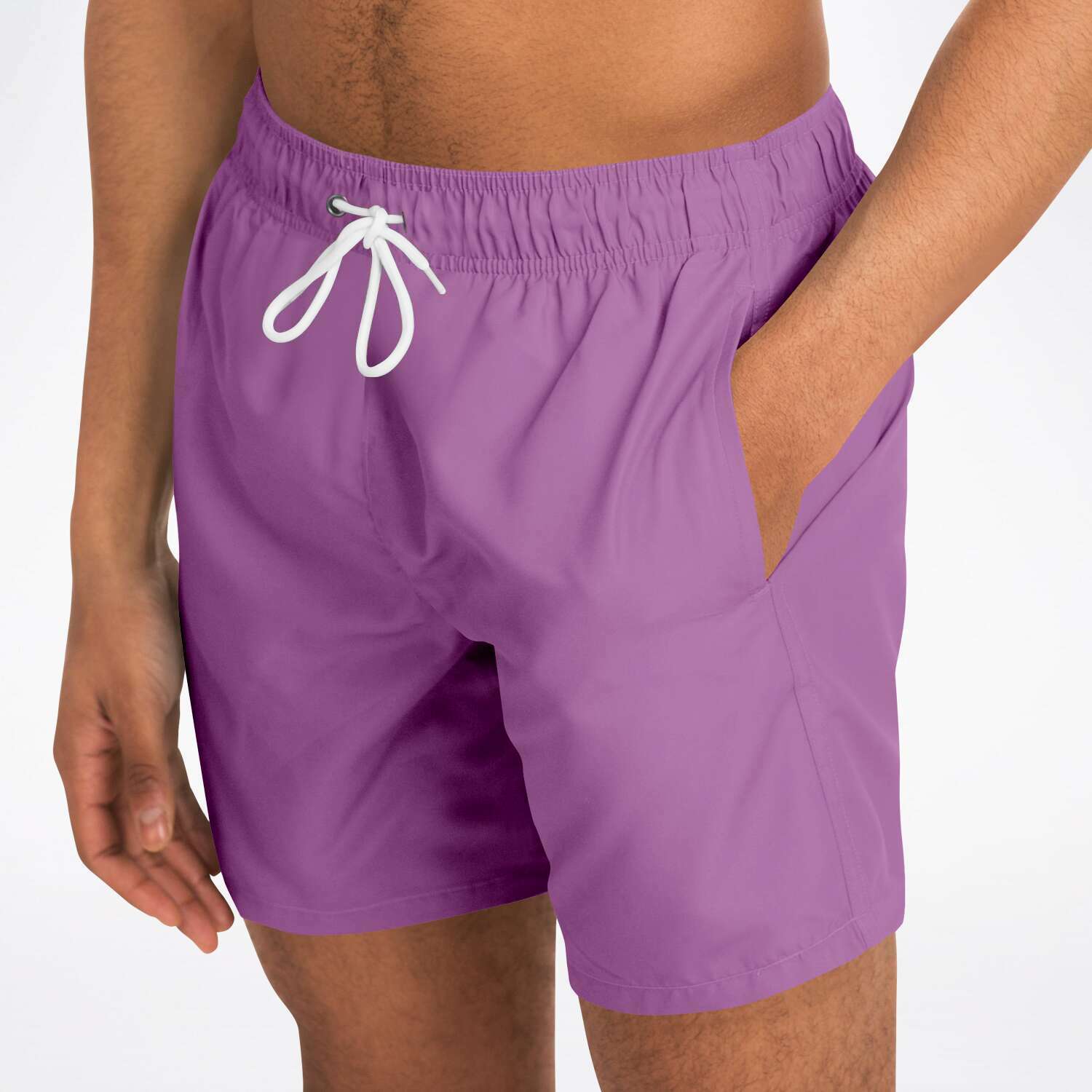 Purple on sale swim trunks