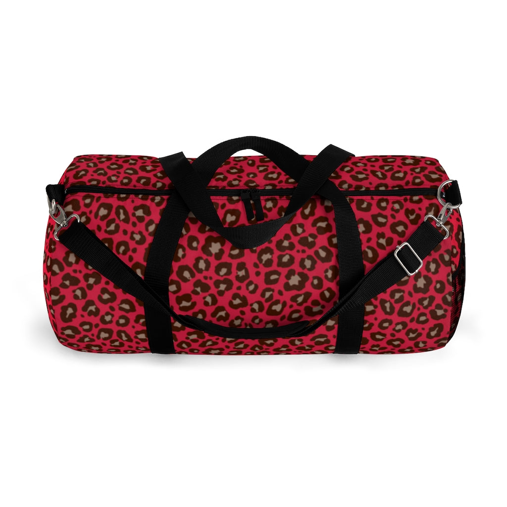 RED LEOPARD DUFFEL BAG - VENICE TEES®