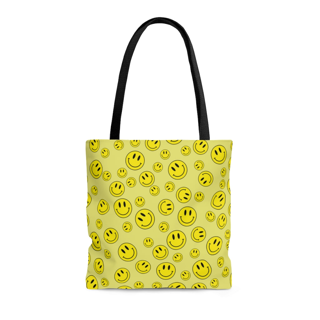 SMILEY YELLOW TOTE BAG - VENICE TEES®