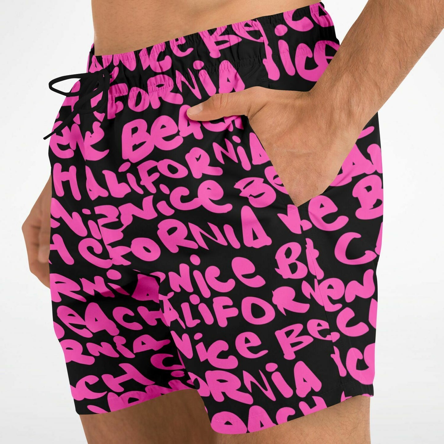 SWIM TRUNKS VENICE PINK
