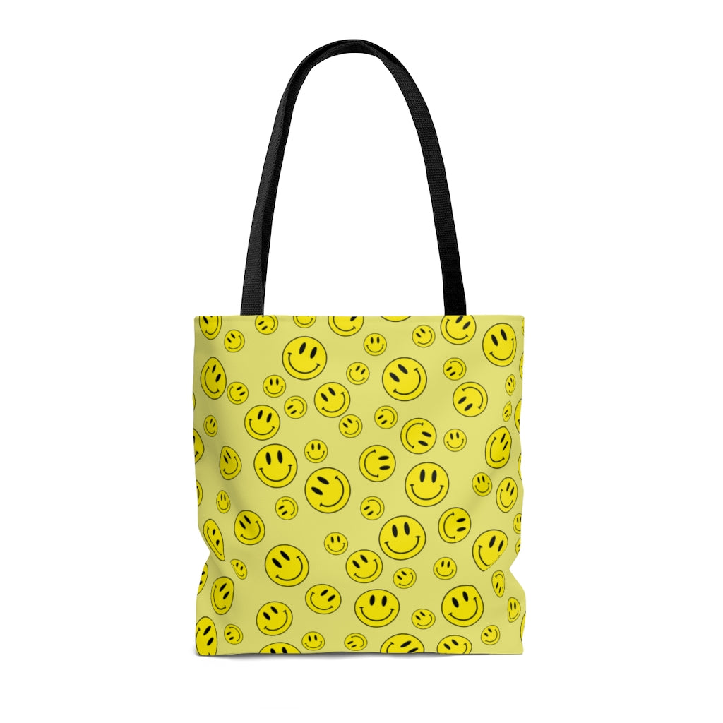 SMILEY YELLOW TOTE BAG - VENICE TEES®