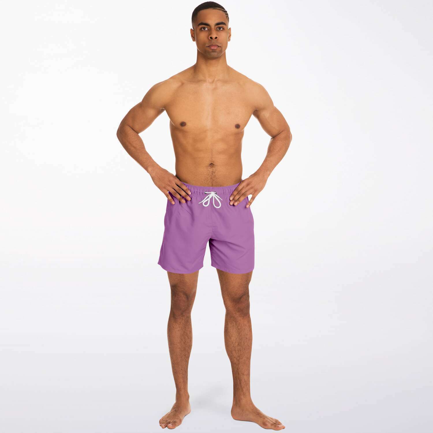 SWIM TRUNKS PASTEL PURPLE - VENICE TEES®