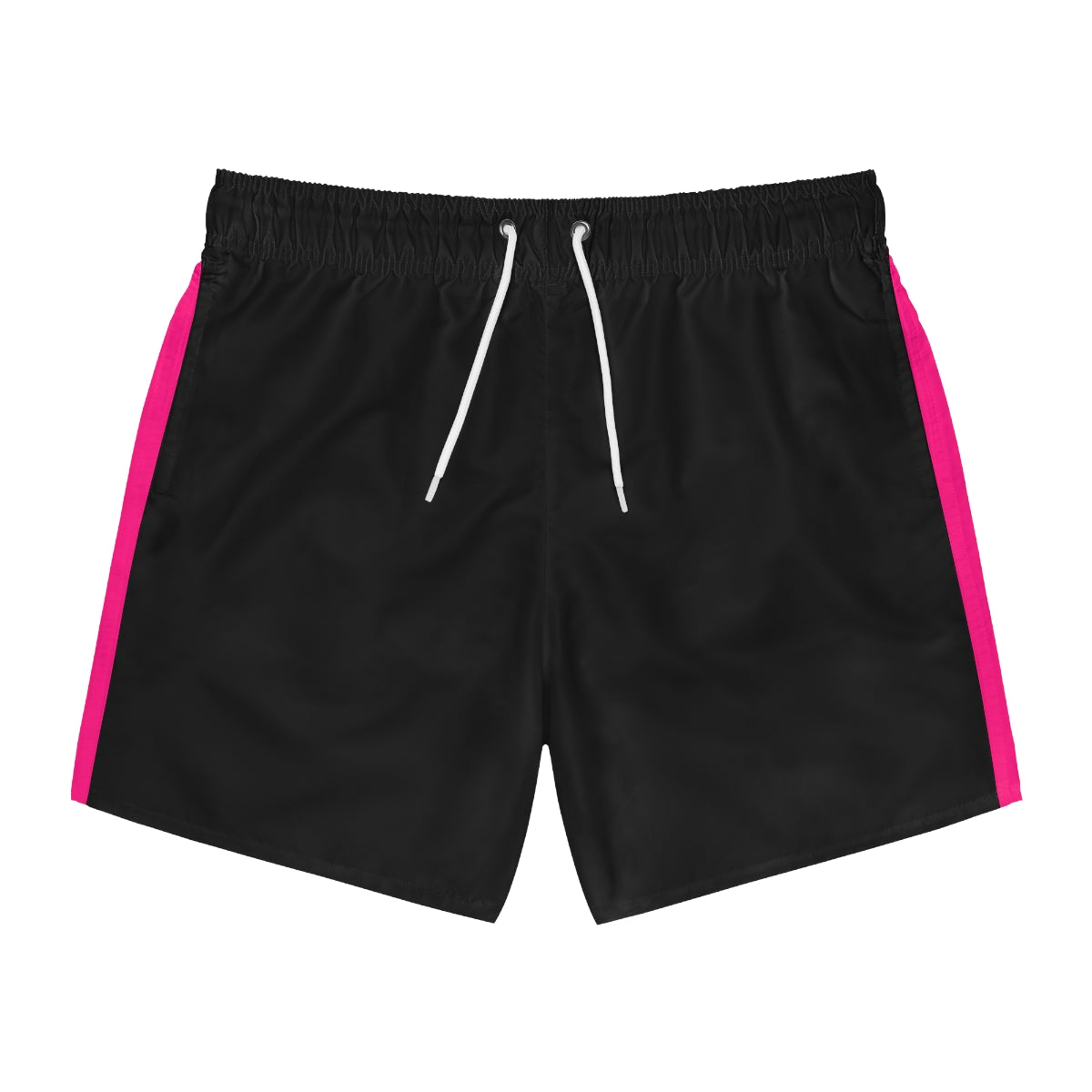 SWIM TRUNKS BLACK & PINK - VENICE TEES®