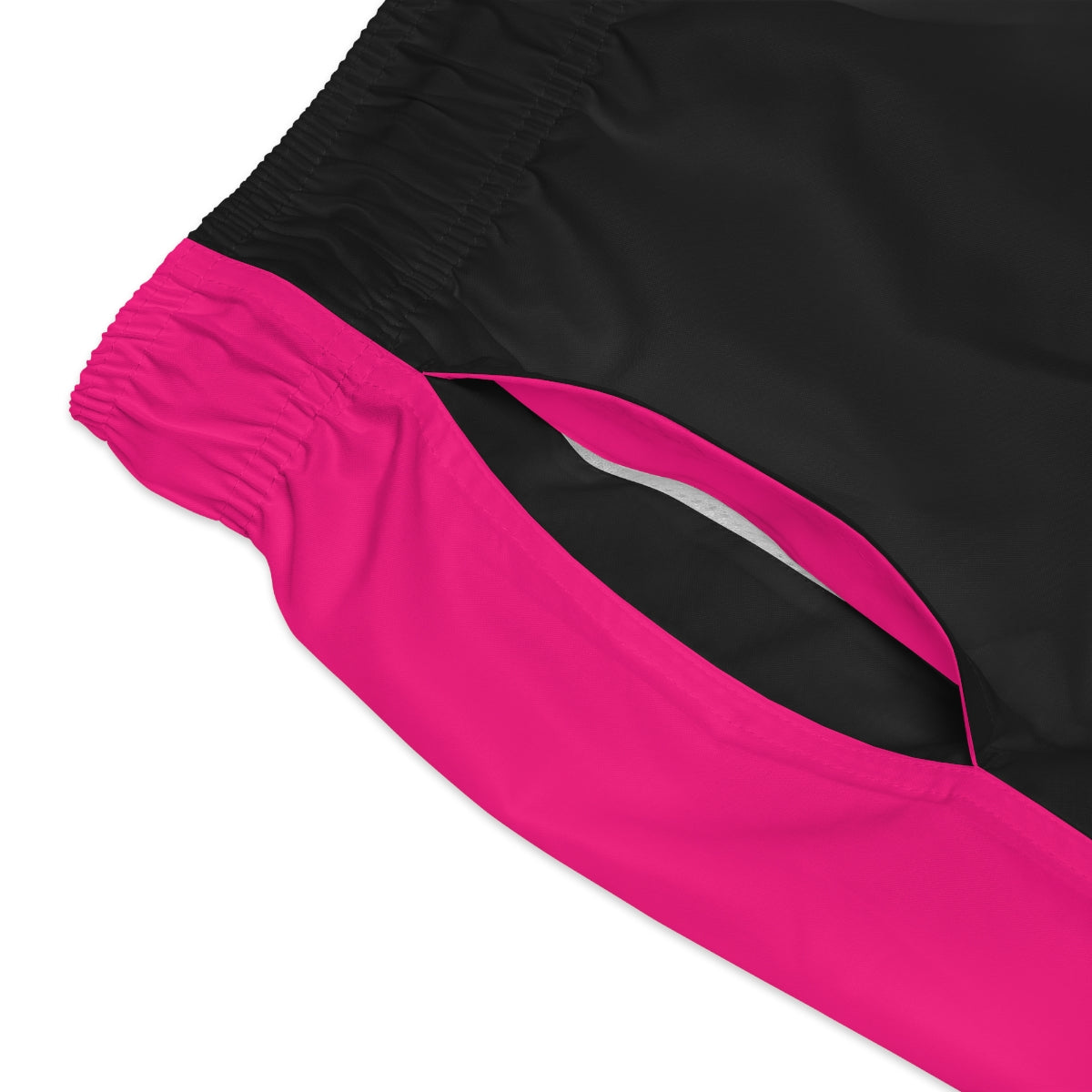 SWIM TRUNKS BLACK & PINK - VENICE TEES®