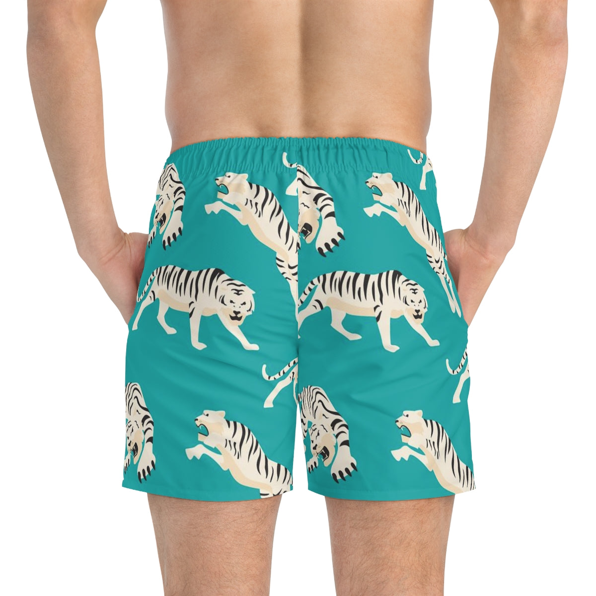 SWIM TRUNKS BLUE TIGERS - VENICE TEES®