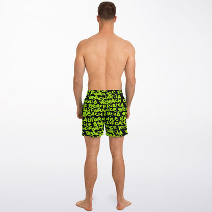 SWIM TRUNKS VENICE GREEN