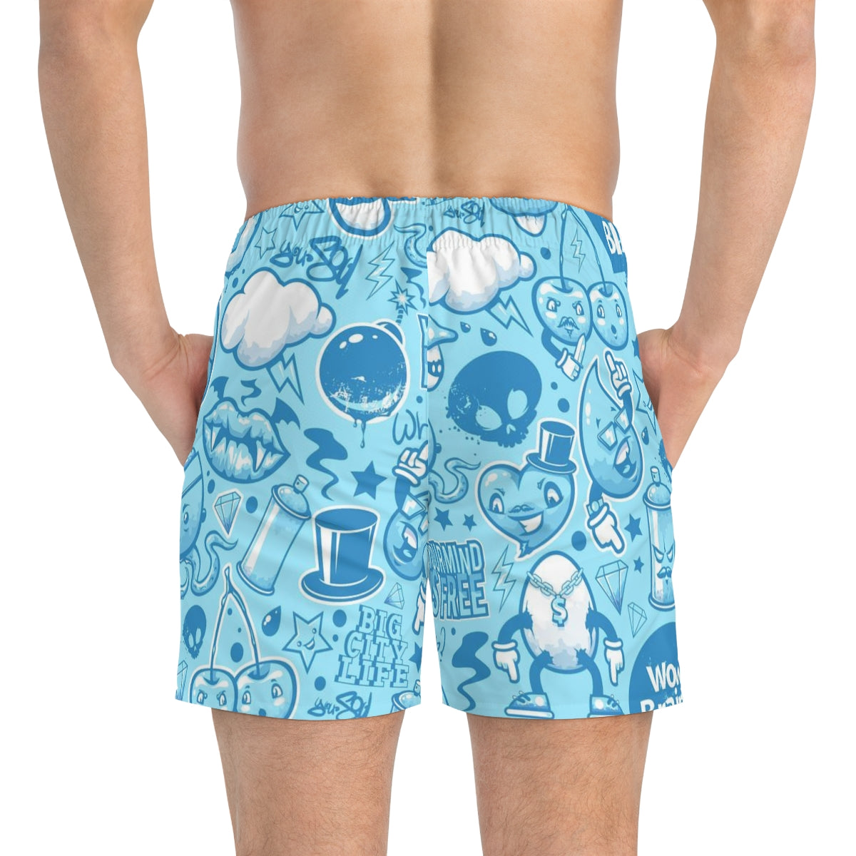 SWIM TRUNKS CARTOONS 1