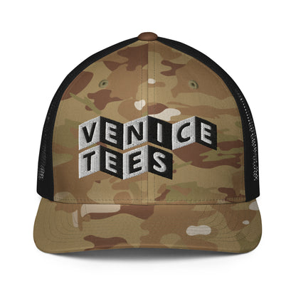 VENICE TEES LOGO MULTICAM TRUCKER CAP