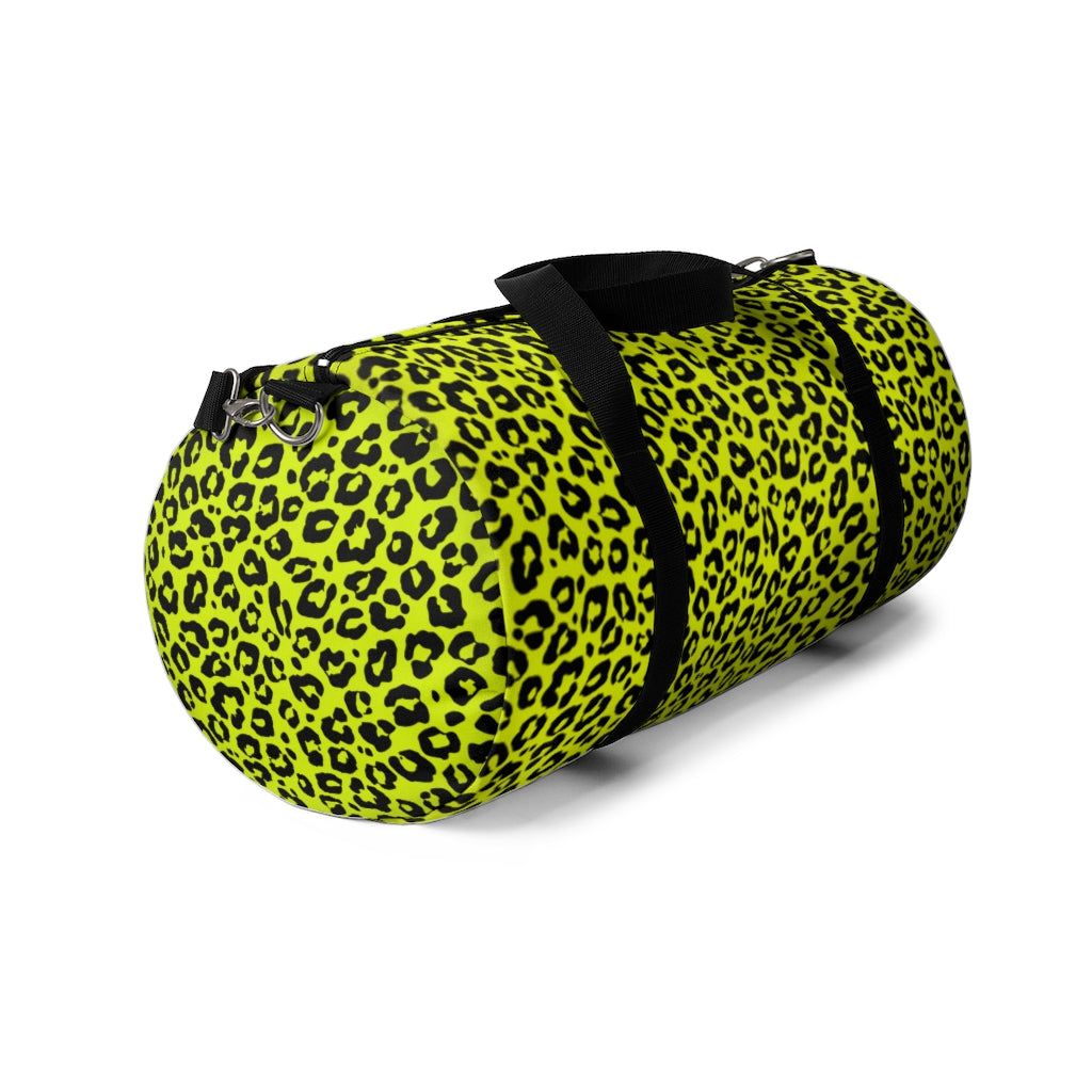 YELLOW LEOPARD DUFFEL BAG - VENICE TEES®