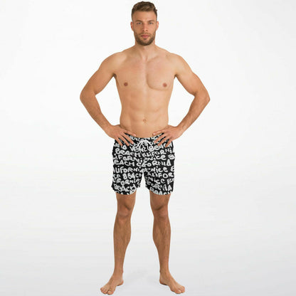 SWIM TRUNKS VENICE WHITE