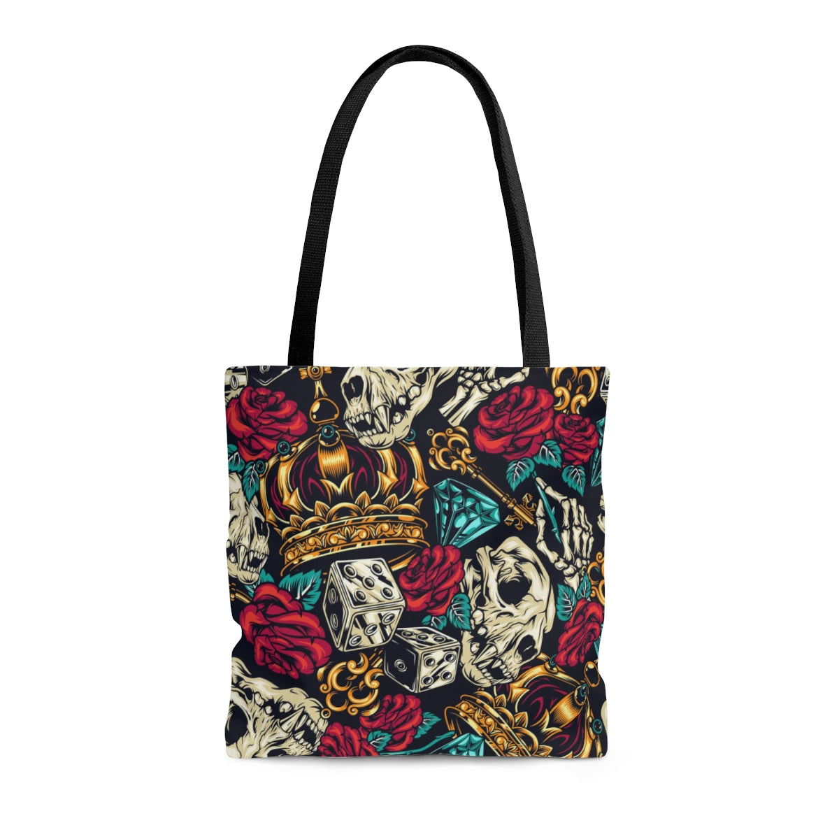 SKULLS & ROSES TOTE BAG