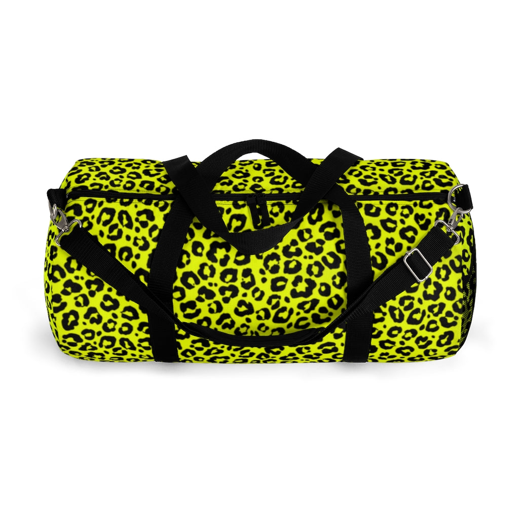 YELLOW LEOPARD DUFFEL BAG - VENICE TEES®