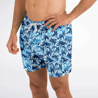 SWIM TRUNKS TRIBAL BLUE - VENICE TEES®
