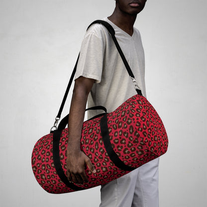 RED LEOPARD DUFFEL BAG - VENICE TEES®