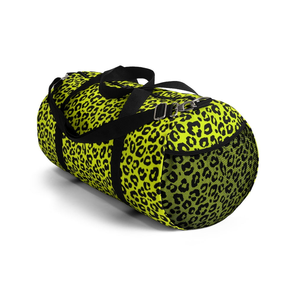 YELLOW LEOPARD DUFFEL BAG - VENICE TEES®