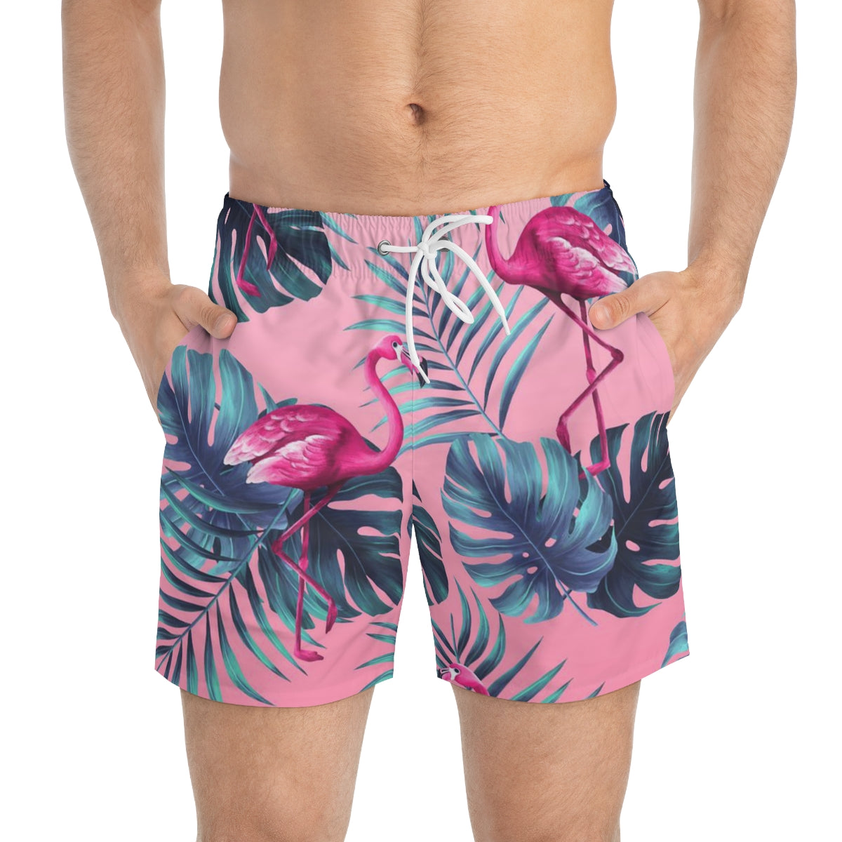 SWIM TRUNKS FLAMINGOS 2 - VENICE TEES®