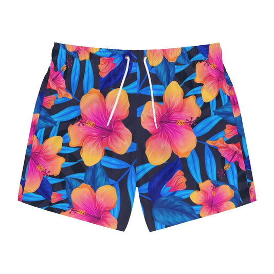 SWIM TRUNKS FLOWER 1 - VENICE TEES®