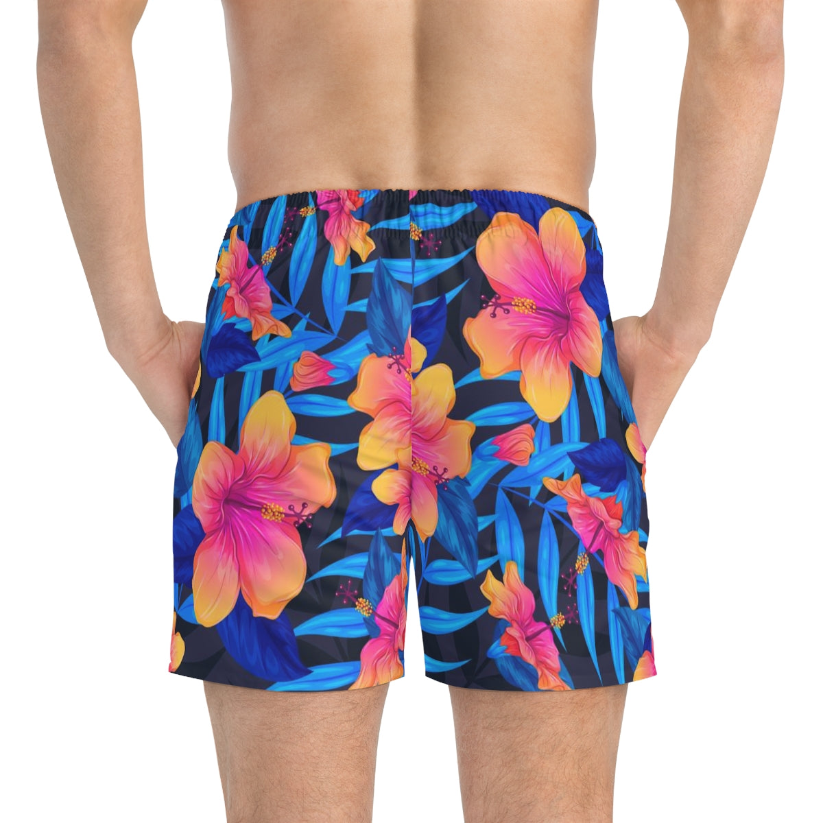 SWIM TRUNKS FLOWER 1 - VENICE TEES®