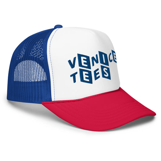 Venice Tees logo foam trucker cap